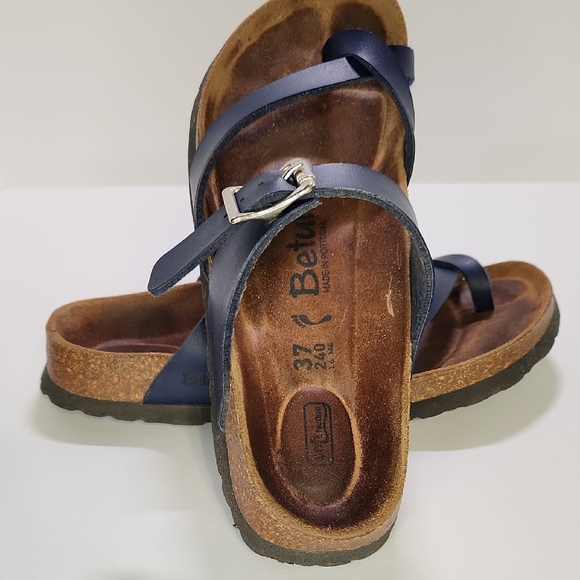 Betula Navy Blue Sandals - Picture 2 of 5